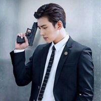 池昌旭照片头像,光影交织下的帅气面孔